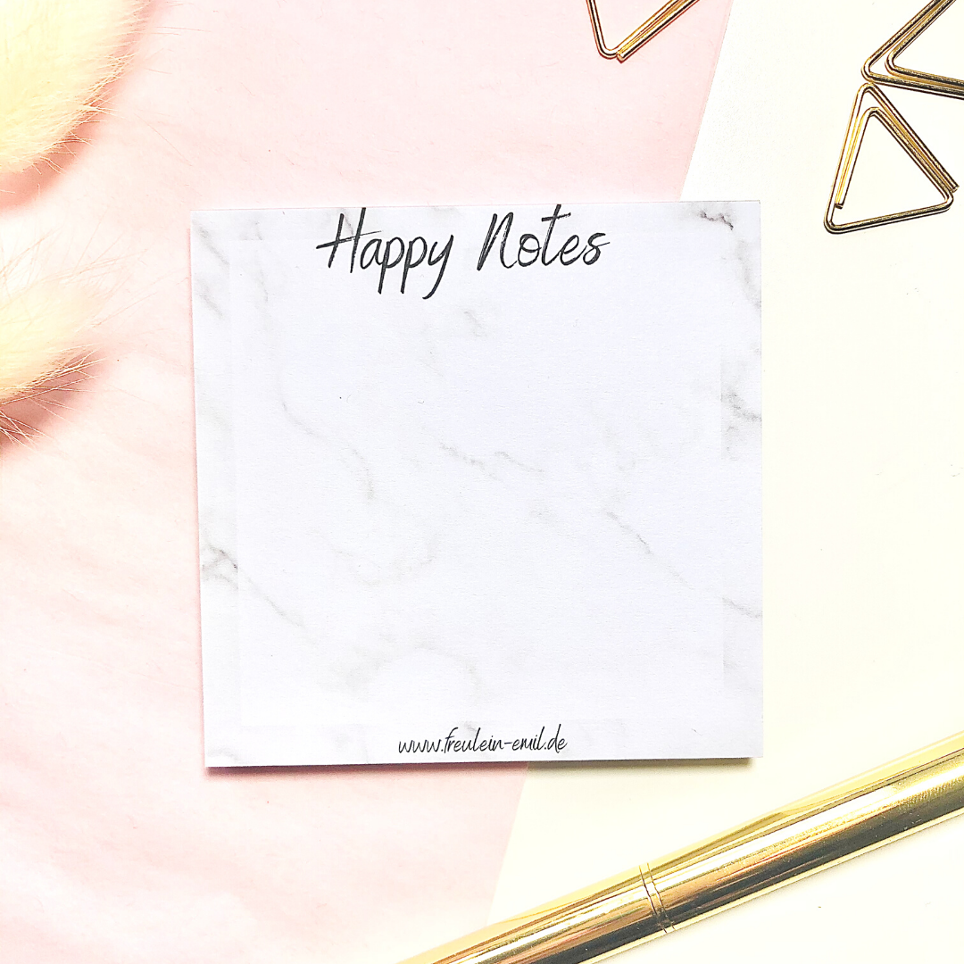 Notizblock | Happy Notes | Doppelpack