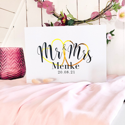 Geschenkbox | Mr & Mrs | Hochzeitsgeschenk